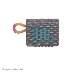 Parlante JBL Go 3 Bluetooth, IP67, 5hs, Gris (JBLGO3GRYAM)