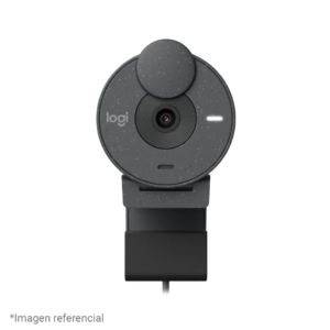 Cámara web Logitech Brio 300, Color Negro FHD 1080 a 30 FPS (960-001413)