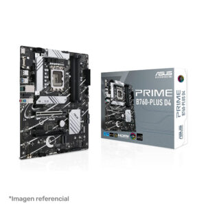 Placa Madre ASUS Prime B760-PLUS D4, Chipset Intel B760, LGA1700, ATX (PRIME B760-PLUS D4)
