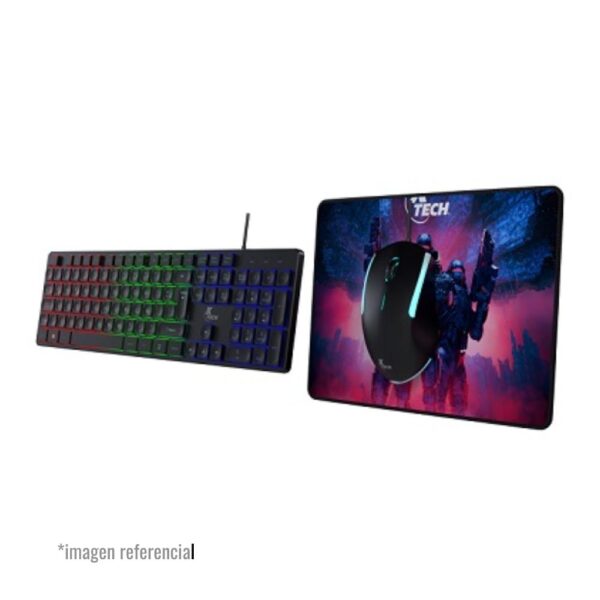 Bundle Teclado Mouse Y Pad mouse Gamer Hasha Xtech (XTK-535S)