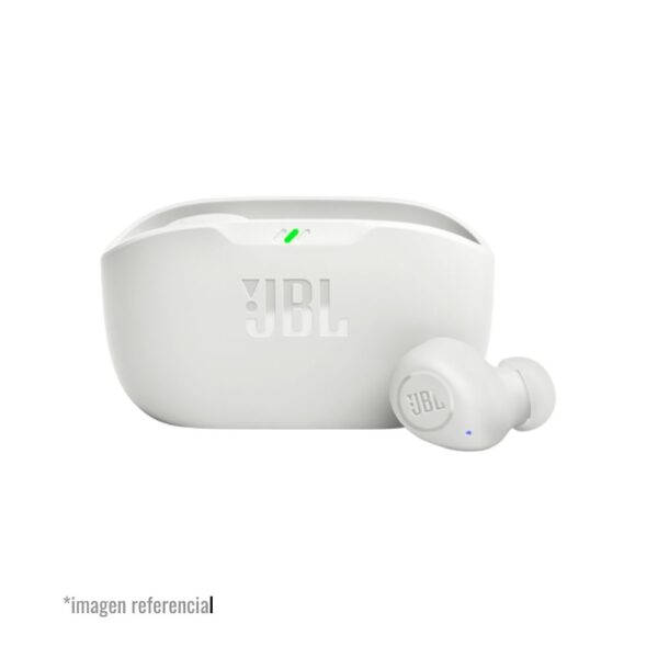 Audifonos Inalambricos JBL Wave Buds Blanco (JBLWBUDSWHT)