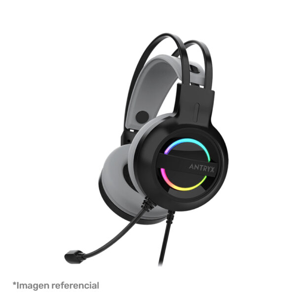 Audífono Gamer Antryx Iris-K Gray 7.1, USB (AGH-7100KGY)