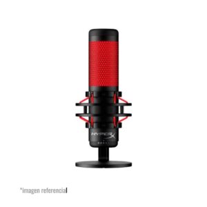 Microfono USB Negro/Rojo Quadcast HyperX (4P5P6AA)