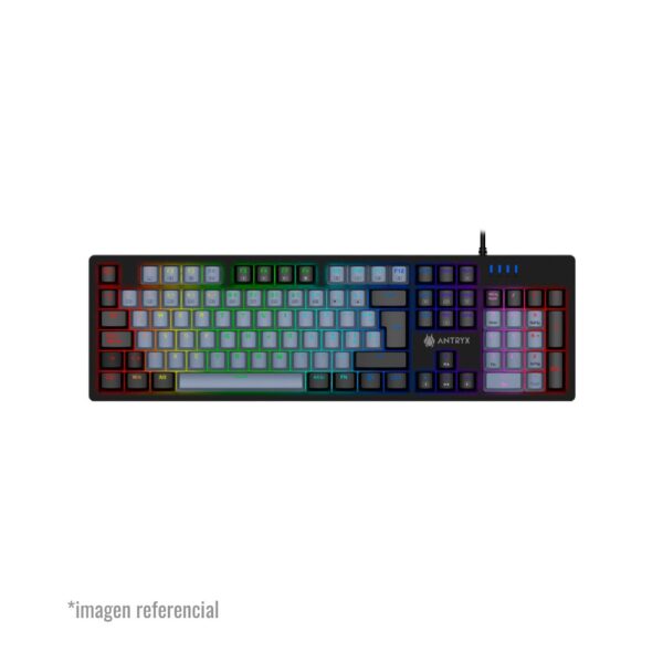 Teclado Mecanico Mk860l Negro & Gris Antryx (AMK-CS860LKGBL-SP)