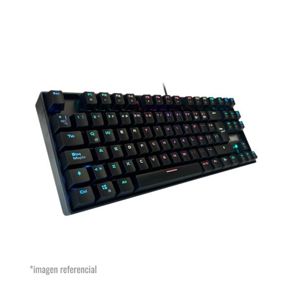 Teclado Gamer Mecanico, Iluminación USB Teros (TE-4153N)