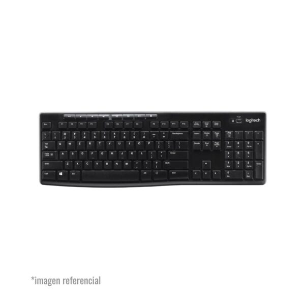 Teclado Logitech K270 Wireless Unifying Usb Sp Black (920-004426)