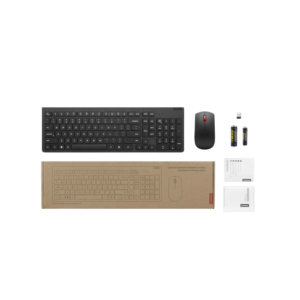 Combo Inalámbrico Lenovo Essential Gen2 – Tecla Copilot & Cifrado AES-128 (4X31R64500)
