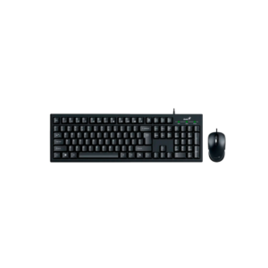 31330009401 – Combo Teclado y Mouse Genius KM-100SE USB SP Black con Tecla AI Copilot