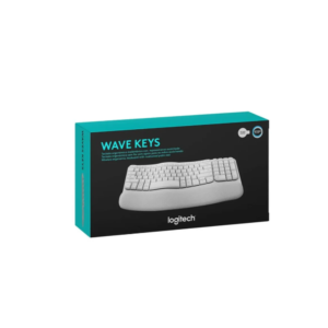 920-012279 – Teclado Ergonómico Inalámbrico Logitech Wave Keys White Spanish