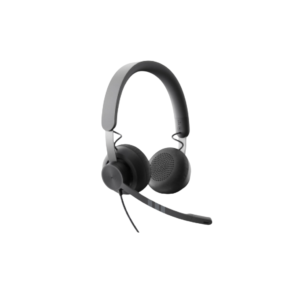 0027166 – Headset Logitech Zone Wired Teams: USB-C/USB-A, Micrófono Dual con Cancelación de Ruido, Controladores de 40mm y Certificación Teams Black