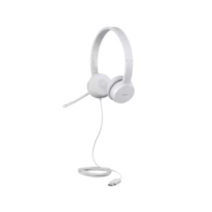 GXD1E71385 – Auriculares Estéreo Lenovo 110: Conexión USB Tipo-A, Micrófono con Cancelación de Ruido y Diseño Ergonómico Cloud Grey