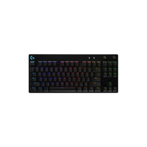 920-009388 – Teclado Mecánico Logitech G PRO TKL: Interruptores GX Blue con Click Perceptible, Iluminación LIGHTSYNC RGB y Diseño de Grado Competitivo