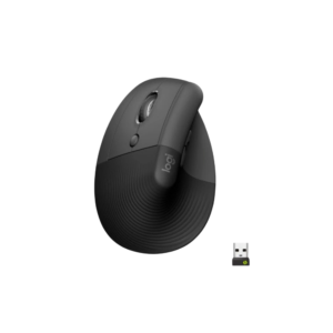 910-006467 – Mouse Ergonómico Vertical Logitech Lift para Zurdos Wireless Black