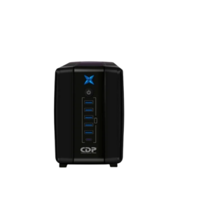 R-UPR1008I – UPS Interactivo CDP R-UPR1008i: 1000VA/500W, 8 Salidas y Estación de Carga 6 Puertos USB (incluye Tipo C)