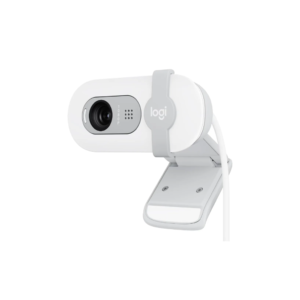 0029709 – Cámara Web Logitech Brio 100 Full HD 1080p White con Tapa de Privacidad