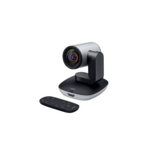 0024275 – Cámara Logitech PTZ Pro 2: Full HD 1080p, Zoom 10x, Pan-Tilt-Zoom Motorizado y Óptica Premium Black/Silver