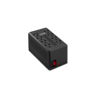 RAVR1008I  – Estabilizador CDP RAVR1008I: 900VA/450W, 8 Salidas NEMA Universal y Supresión de Picos