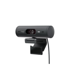 0024482 – Cámara Web Logitech Brio: Ultra HD 4K, HDR, RightLight 3, Zoom 5x y Reconocimiento Facial Windows Hello Black