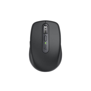 910-006932 – Mouse Inalámbrico Logitech MX Anywhere 3S Graphite: Sensor Darkfield 8K para Cristal, Rueda MagSpeed y Carga Rápida USB-C