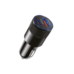 Cargador Rápido de Auto USB + USB C KCR-4741