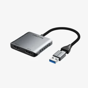 Capturador de Video HDMI 4K Dual CABLETIME CB67G – USB-A/USB-C