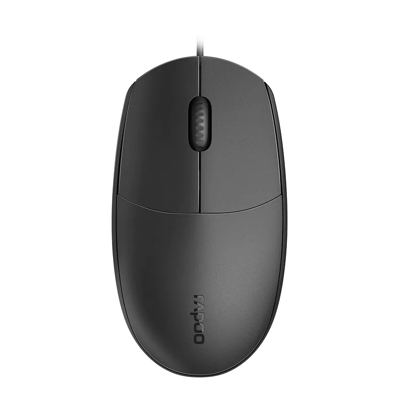 Mouse Óptico RAPOO N100 | Ambidiestro, 1000 DPI